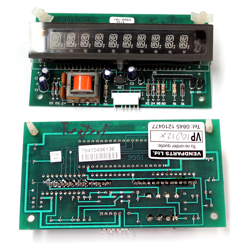 PCB DISPLAY BOARD / MPN: VFDIS-A3 / VFD-88539616 / 9551